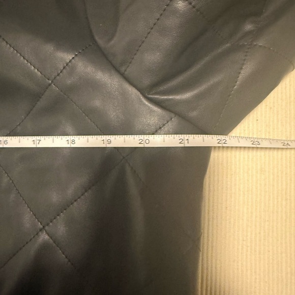 Active USA Black Varsity Jacket with Ribbed Details - Picture 7 of 8